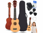 LUNA GUITARS SUPRIMO UK21 SET NW sopránové ukulele 21 nat...
