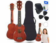 LUNA GUITARS SUPRIMO UK21 SET DW sopránové ukulele 21 tmavě modré