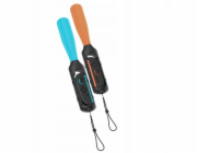 Yaxo Držák Joy-Con BASEBALL SET pro NS/NS2 Inferno oranžová a hydro modrá