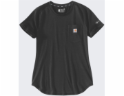 Carhartt Tričko Force Mid Logo černé