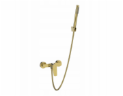 Invena Sprchová baterie se sprchovou sadou Alonia, kartáčované zlato BN-70-009-V