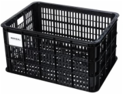 Basil KOLOVÝ KOLOVÝ KOLOVÝ KOŠÍK L NA ŘÍDÍTKA, 40L, recyklovaný syntetický materiál, černá (NOVÝ)