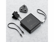 ForCell F-Energy 6v1 USB A + USB C PD 45W multifunkční nabíječka + 15000mAh powerbanka + 15W bezdrátové nabíjení černá