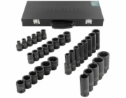 Stahlwille SADA 33 DÍLNÝCH RÁZOVÝCH NÁSTROJŮ ROCKFORCE 1/2" 6-ÚHLÝCH 8-32 mm
