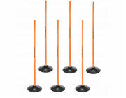 YakimaSport Slalomová překážková dráha 160cm hole + podstavec 1,5kg oranžová