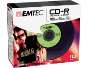 Emtec CD-R 700MB 52x Vinyl Look 10 pcs