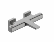 KFA 5754-010-61 / / MALAGA / TERMOSTATICKÁ VANOVÁ BATERIE, NÁSTĚNNÁ, PVD ŠEDÁ KOVÁ /