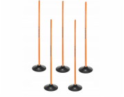 YakimaSport Slalomová překážková dráha 100cm hole + podstavec 1,5kg oranžová