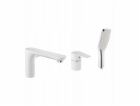 Invena Vanová baterie 3-otvorová Dokos bílá/chrom BW-19-S...