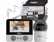 Mbg Line Bezdrátová otočná dětská chůvička s HD obrazovkou, 4,3" LCD kamerou a zoomem