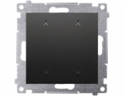 Schneider Electric DVOJITÝ PŘÍMÝ OVLÁDACÍ SPÍNAČ PRO ROLETOVÉ ROLETY DVOUPOLOHOVÝ DEZ2.01/49-SIMON54 Premium 230V 6A