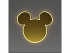 Mickey Mouse Neonové zrcadlo Yellowpop Disney zlaté