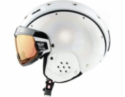 Casco Lyžařská helma CASCO SP-6 s clonou VAUTRON Special, bílá, Chameleon M