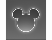 Mickey Mouse Neonové zrcadlo Yellowpop Disney stříbrné