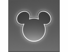 Mickey Mouse Neonové zrcadlo Yellowpop Disney stříbrné