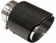 MTuning Koncovka tlumiče výfuku 89 mm, vstup 70 mm, lesklý karbon