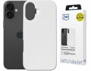 3MK Silikonový kryt Hardy MagSilicone pro Apple iPhone 16 Plus bílý