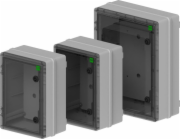 Elektro-Plast Hermetická rozvaděčová skříň PRŮMYSLOVÁ SR1 252x352x142mm 400V IP65 transparentní 2753-01