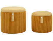 Atmosphera Sada pufů BOLZANO s úložným prostorem, O 38 cm, O 32 cm