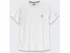 Carhartt Tričko Force Mid Pocket bílé