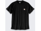 Carhartt Černé tričko Force Mid Pocket