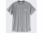 Carhartt Tričko Force Mid Pocket Heather Grey