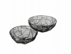 Boltze GRAPHINA kovové dekorativní misky, 2 ks. O 25-30 cm