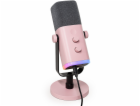Fifine AM8P AMPLIGAME USB/XLR RGB růžový PnP dynamický st...