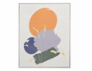 Giftdecor Obraz v bílém rámu SOLARA kruhový motiv, 40 x 70 cm