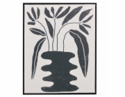 Giftdecor Obraz v černém rámu s rostlinným motivem EMBER, 40 x 50 cm