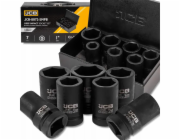 JCB Sada rázových nástrčných klíčů, 1, 7dílná (6hranná) (24–46 mm)