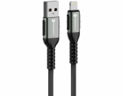 ForCell Kabel USB-A - Lightning 0,25 m, černý