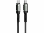 ForCell Kabel USB-C - USB-C 0,25 m černý