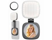 MichaelMarinelli LED lampa + magnetické zrcátko pro telefon MagSafe Photos Selfie Vlog C140 / Černá