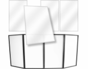 STAND4ME DJ PLÁTNA STAND4ME, LYCRA, sada 4 bílých potahů na plátno.