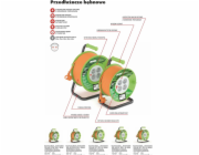 Acar M01895 25m oranžový kabelový buben