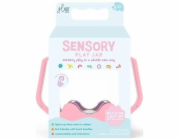 Artgeist Glo Pals, senzorická sklenice plnitelná vodou, růžová