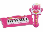 Bontempi Dívčí klávesy a karaoke mikrofon Bontempi