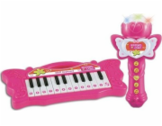 Bontempi Dívčí klávesy a karaoke mikrofon Bontempi
