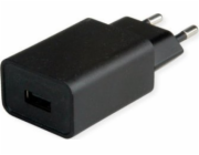 Value USB adaptér Nabíječka VALUE s euro zástrčkou, 1 port (typ A), 12 W