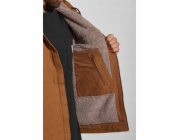 Carhartt Hnědá bunda Washed Duck s podšívkou z šerpy
