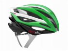RH+ Cyklistická helma ZeroZW Shiny Green-Leskle bílá - XS/M