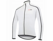 RH+ Cyklistický dres zeroPrime LS FZ BÍLO-ČERNÝ - M