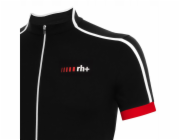 RH+ Cyklistický dres zeroPrime ČERNO-BÍLO-ČERVENÁ - M
