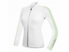 RH+ Dámský cyklistický dres zeroSpirit LS FZ BÍLÁ PASTELO...
