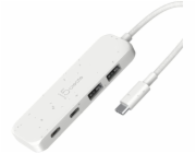 j5create JCH342EW USB 3.2 Gen 1 (3.1 Gen 1) Type-C 10000 Mbit/s Bílá