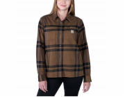 Carhartt Dámská flanelová hnědá košile