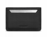 Piquadro Kožené pouzdro na karty Woolnut, černé