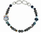 IMPACTO GIFTS Přívěsek na ruku s taškou Nimmy New Big Eye Cute Pets 2.0 šedý