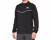 100% Pánská bunda strečová CORRIDOR, větrovka černá, velikost M (VÝPRODEJ -50%)